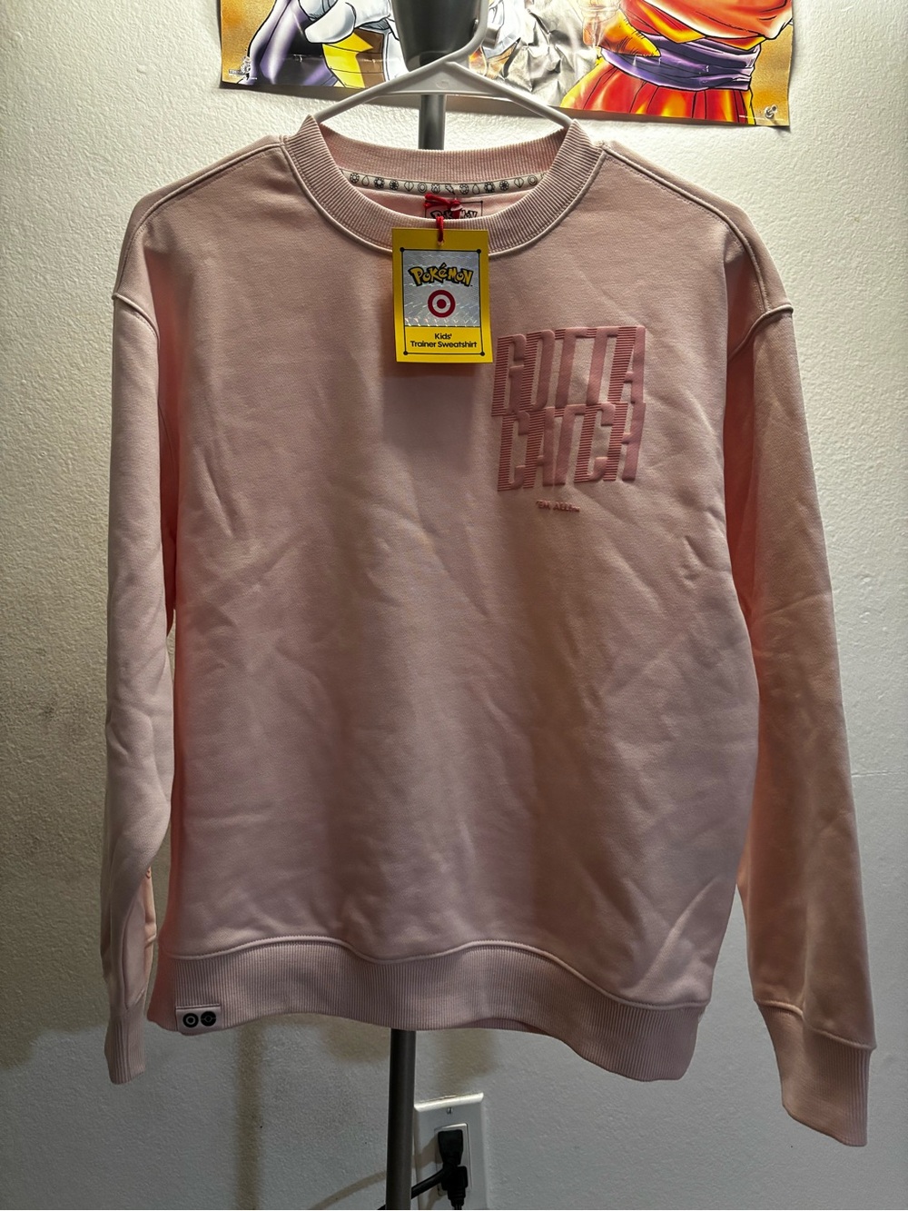 Pokemon Pink 'Gotta Catch' em all Crewneck Sweatshirt